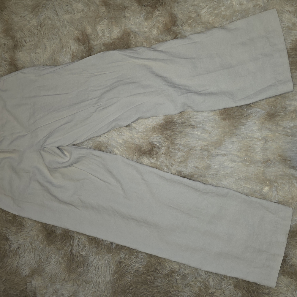 Light Gray Wide-Leg Pants